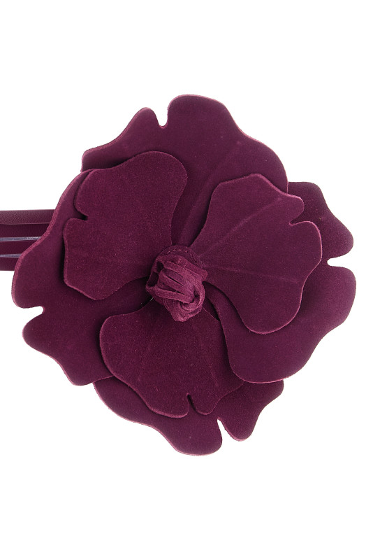 'Flower' belt Purple
