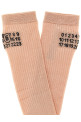 'Bootleg' socks Pink