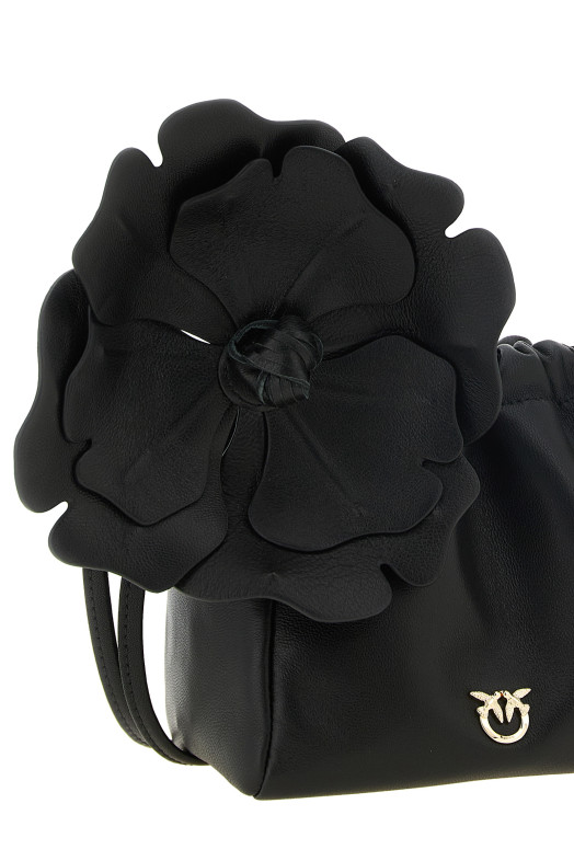 'Flower' pouch Black