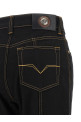 High waist jeans Black