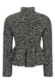 Bouclé blazer White