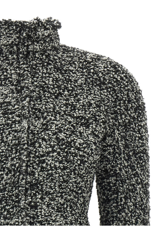 Bouclé blazer White