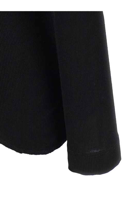 'Orgy Shoulder' T-shirt Black