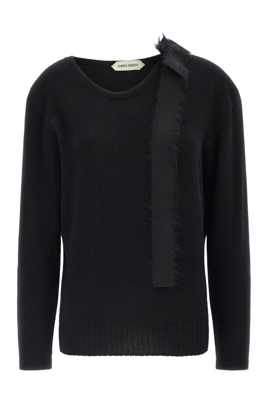 Bow sweater Black