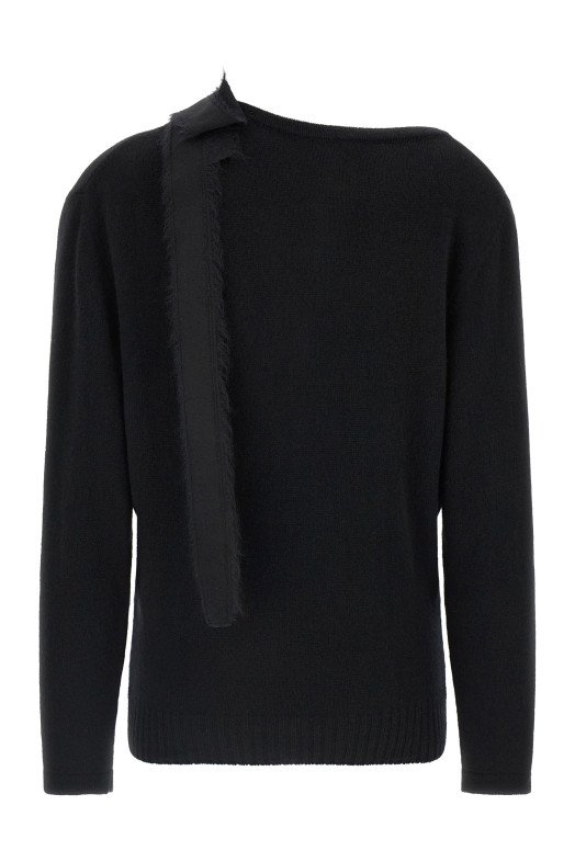 Bow sweater Black