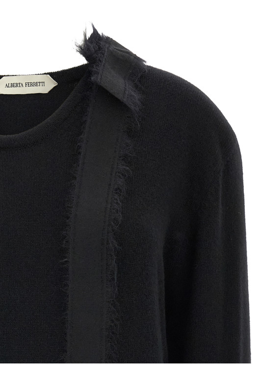 Bow sweater Black