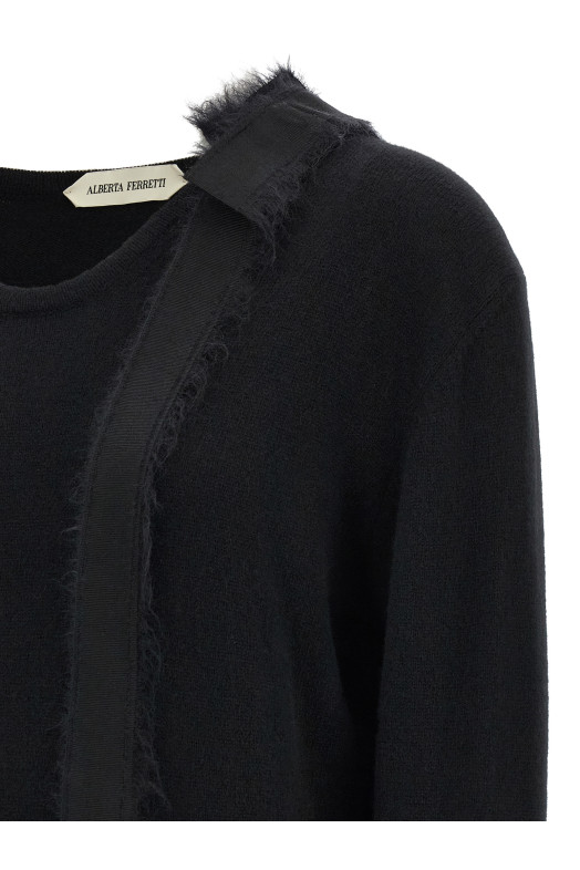 Bow sweater Black