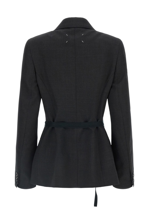 Wrap blazer Gray