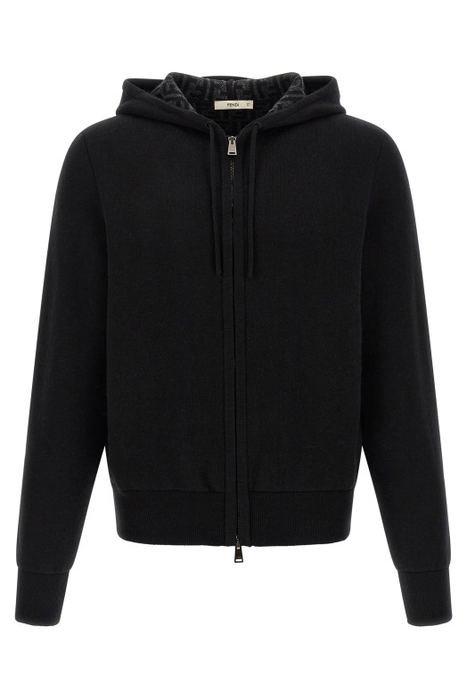 Cashmere hoodie Black