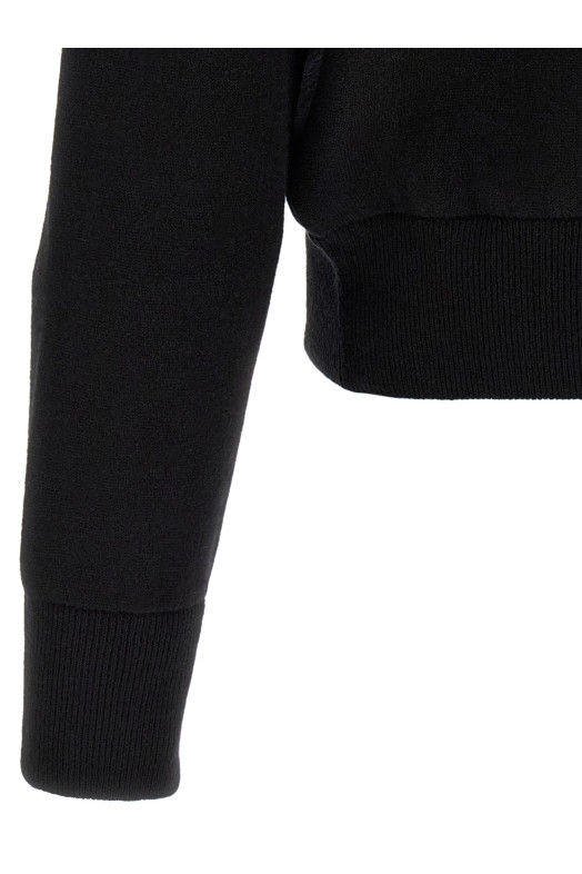 Cashmere hoodie Black