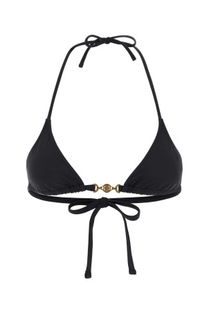 Black stretch nylon bikini top VERSACE (10259661A18655)