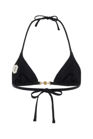 Black stretch nylon bikini top VERSACE (10259661A18655)