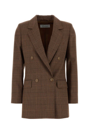 Блейзер Astrale от MAX MARA с вышивкой в клетку «гленчек» (2621046052600)