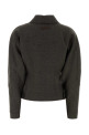 Рубашка-оверсайз из графитовой шерсти Rapace, синего цвета, MAX MARA (2621046233600)