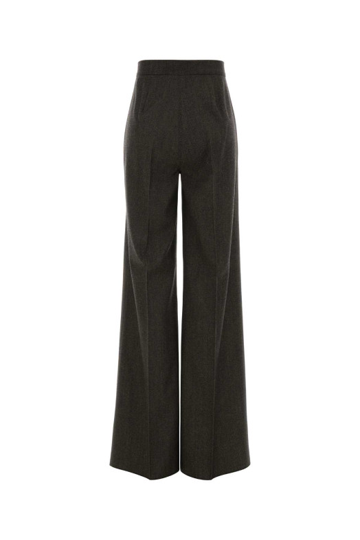 Brown wool Campo palazzo pant MAX MARA (2621136052600)