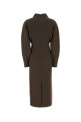 Платье «Tenuta» из смешанной шерсти коричневого цвета от MAX MARA (2621626013600)