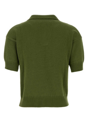 Green cotton Albero polo shirt Black WEEKEND (2625366151600)