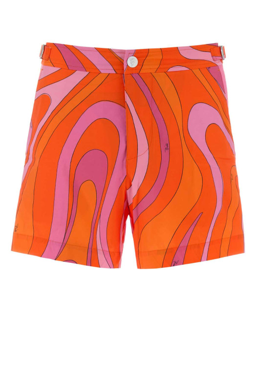 Плавки из полиэстера с принтом EMILIO PUCCI (6HMX906H948)