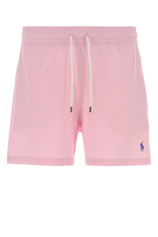 Розовые плавательные шорты из эластичного полиэстера, синие, POLO RALPH LAUREN (710B16721)