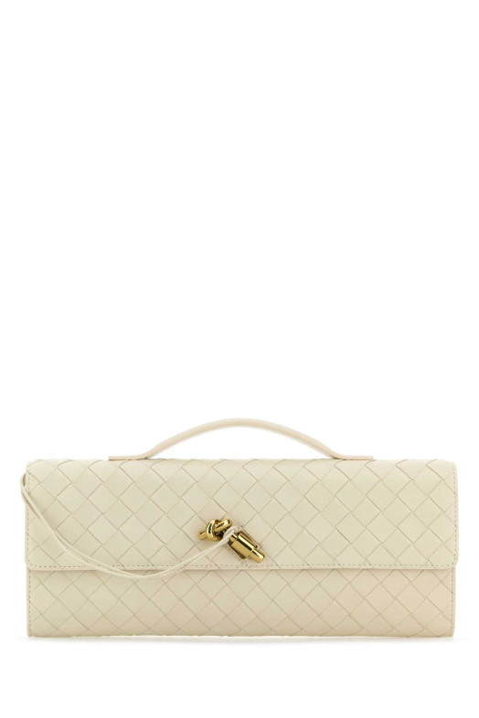 Ivory leather Andiamo handbag BOTTEGA VENETA (741511VCPP3)