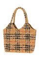 Небольшая вышитая сумка для покупок Margrate из рафии от BURBERRY (8124332)