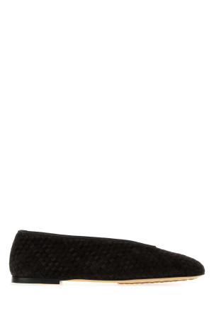 Баллетки из гольф-замши розового цвета BOTTEGA VENETA (837887V6X21)