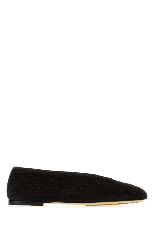 Баллетки из гольф-замши розового цвета BOTTEGA VENETA (837887V6X21)