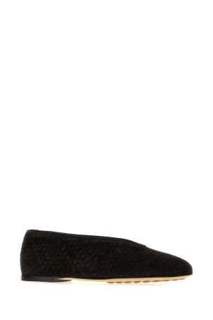 Баллетки из гольф-замши розового цвета BOTTEGA VENETA (837887V6X21)