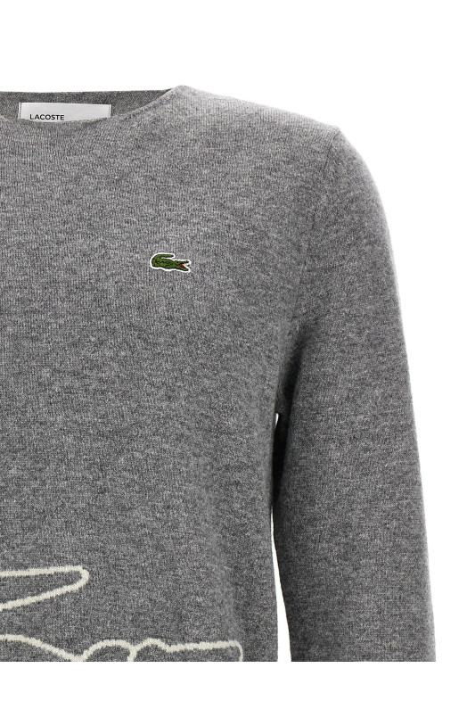 Рубашка Comme Des Garcons x свитер Lacoste Серый COMME DES GARCONS SHIRT (FLN003W233)