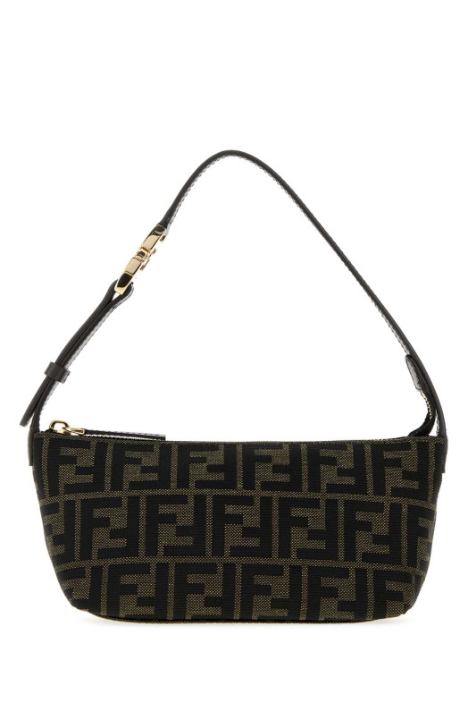 Маленькая сумочка FENDI «Vanity» с вышивкой и жаккардовым узором (8BS124B17A)