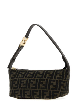 Маленькая сумочка FENDI «Vanity» с вышивкой и жаккардовым узором (8BS124B17A)