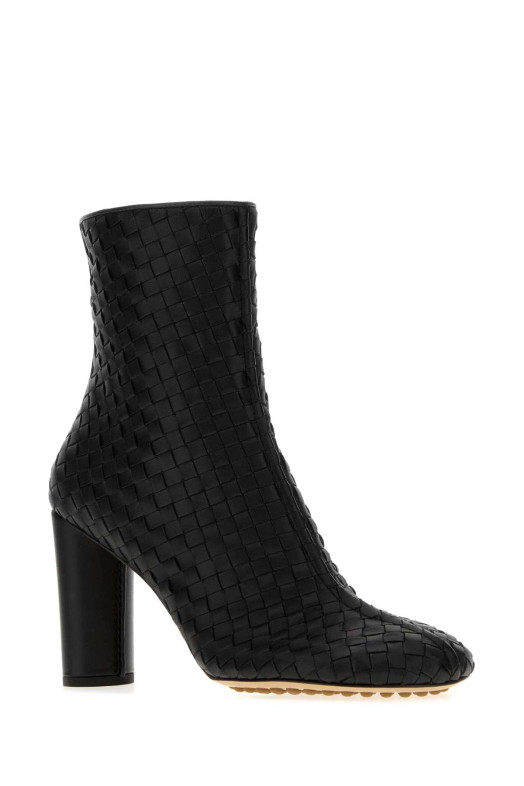 Black leather Cherry ankle boots Black BOTTEGA VENETA (A00BKIV2ED0)