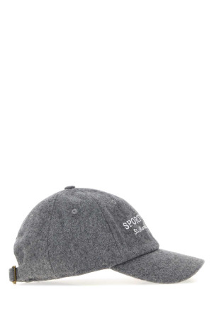 Бейсболка из серой фланели SPORTY & RICH (AC08082326GY34) SPORTY & RICH
