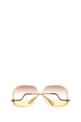 Жёлтые солнцезащитные очки из ацетата CHLOE (CH0404S004) CHLOÉ
