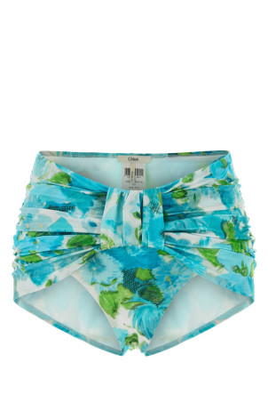 Printed stretch nylon bikini bottom CHLOE (CH26UMB22342)