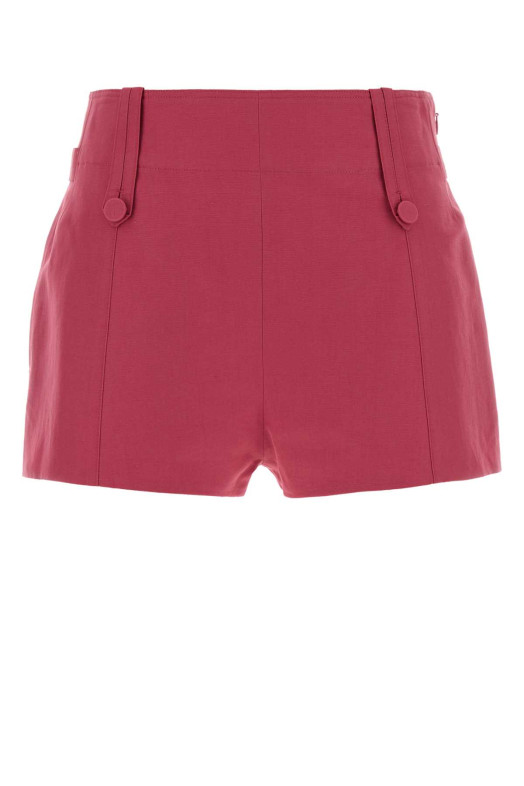 Fuchsia linen blend shorts CHLOE (CH26USH05143)