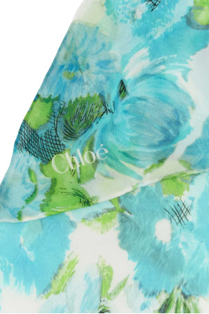 Фуляр із жоржету з принтом CHLOE (CH26UTB01SIG) CHLOÉ
