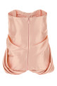 Pastel pink crepe top COSTARELLOS (FW2616)