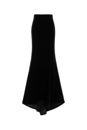 Black velvet skirt Black COSTARELLOS (FW2665)