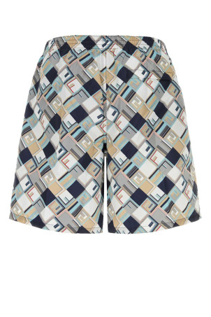 Printed polyester swimming shorts FENDI (FXB134B069)