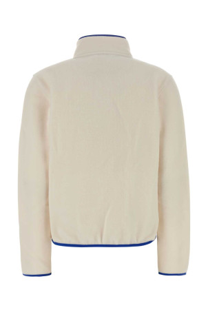 Ivory pile sweatshirt SPORTY & RICH (JA04782315CR10)
