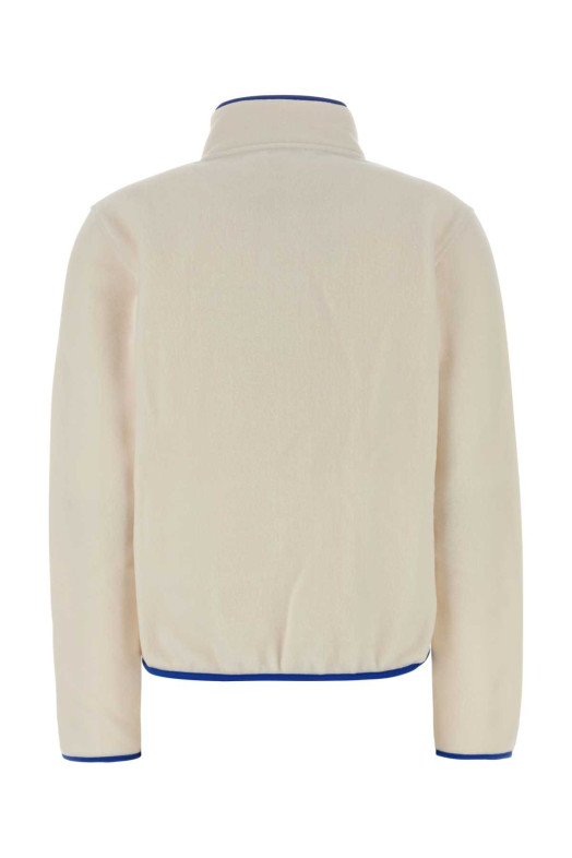 Ivory pile sweatshirt SPORTY & RICH (JA04782315CR10)