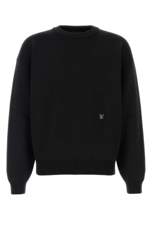 Black wool sweater WILLY CHAVARRIA (MMSSW002)
