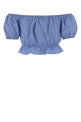 Embroidered poplin top MIU MIU (MT2188SOOO183A)