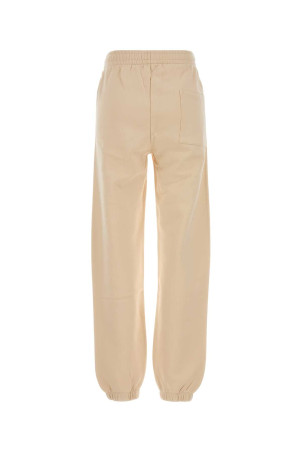 Хлопковые джоггеры кремового цвета SPORTY & RICH (PA08782000CR01) SPORTY & RICH