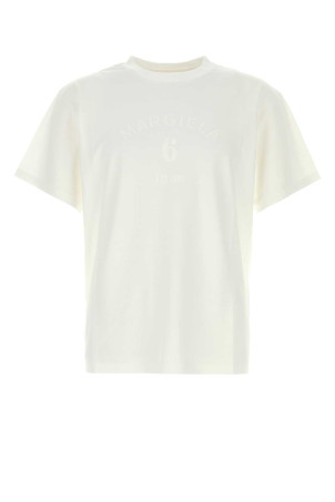 White cotton t-shirt Multicolor MM6 MAISON MARGIELA (SH2GC0048M20048)