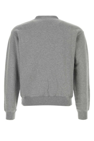 Melange grey cotton sweatshirt SPORTY & RICH (ST10382000BL30)