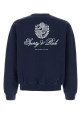 Navy blue cotton sweatshirt SPORTY & RICH (ST10385274BL106)