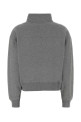 Melange grey cotton sweatshirt SPORTY & RICH (ST10982000GY34)