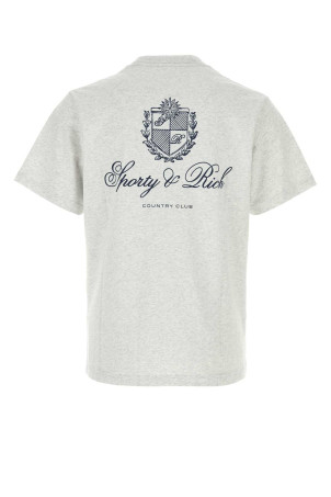 Grey cotton t-shirt SPORTY & RICH (TO11985274GY03)